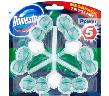 Domestos WC blok Power 3x55g