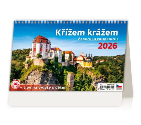 Kalendář Křížem krážem Českou republikou
