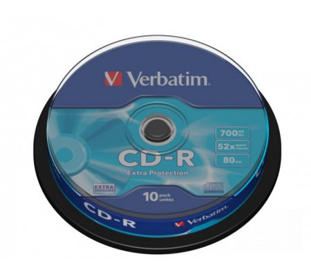 Verbatim CD-R, 700MB, 80min, Extra Protection, 10ks